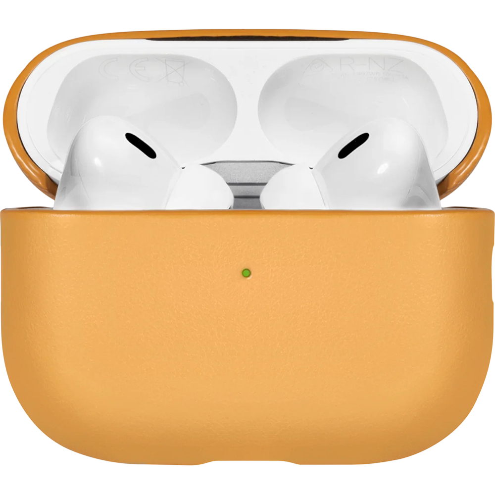 APPRO2-LTHR-KFT, (Re)classic  CASE чехол защитный для AIRPODS PRO 2 кожанный, цвет: крафт !